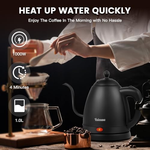 Yuioase Electric Gooseneck Stainless Steel Kettle - Image 4