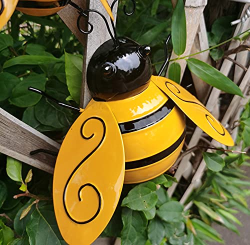Yungeln Metal Bumble Bee Wall Decor 4PCS - Image 5