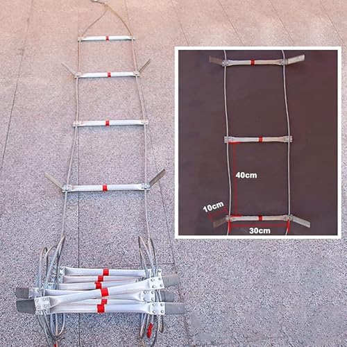YXCMD Multifunctional Aluminum Safety Escape Ladder - Image 4