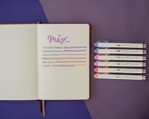 Zebra Pen Mildliner Dual Color Highlighter Set, 6-Pack - Image 3