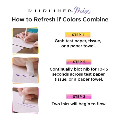 Zebra Pen Mildliner Dual Color Highlighter Set, 6-Pack - Image 5