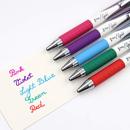 Zebra Pen Z-Grip Flight Retractable Ballpoint Pen, 5-Count - Image 4