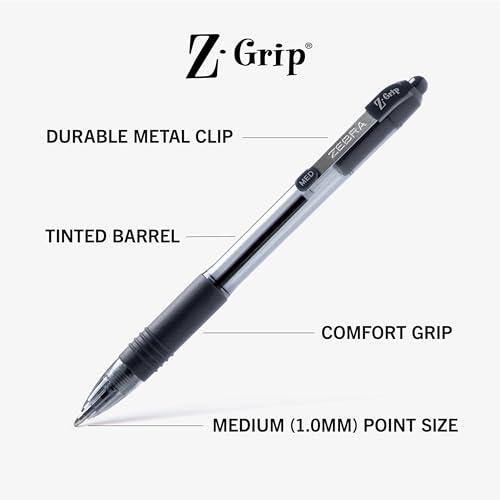 Zebra Pen Z-Grip Retractable Ballpoint Pen, 24 Pack - Image 3