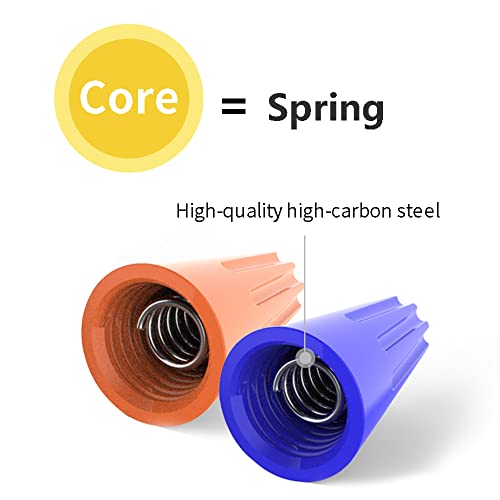 ZIPCCI 500 Pcs Yellow Wire Connector Caps - Image 4