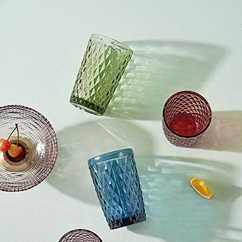 ZOOFOX Set Of 6 Colored Drinking Glasses - Image 4