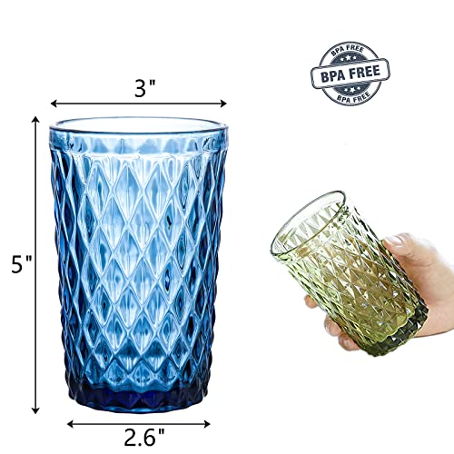 ZOOFOX Set Of 6 Colored Drinking Glasses - Image 2
