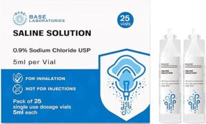 BASE LABORATORIES 0.9% Saline Solution For Nebulizer