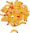 Milepetus 1-Inch Bass Fishing Worms Lures, 50pcs