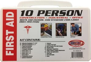 Rapid Care First Aid 10 Person 106 Piece First Aid Kit