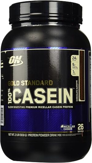 Optimum Nutrition 100% Casein Chocolate, 2 Pounds