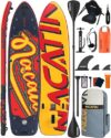 NACATIN 12′ Inflatable Paddle Board With Kayak Conversion