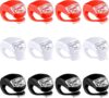 Mudder 12 Pieces Bicycle LED Light Set