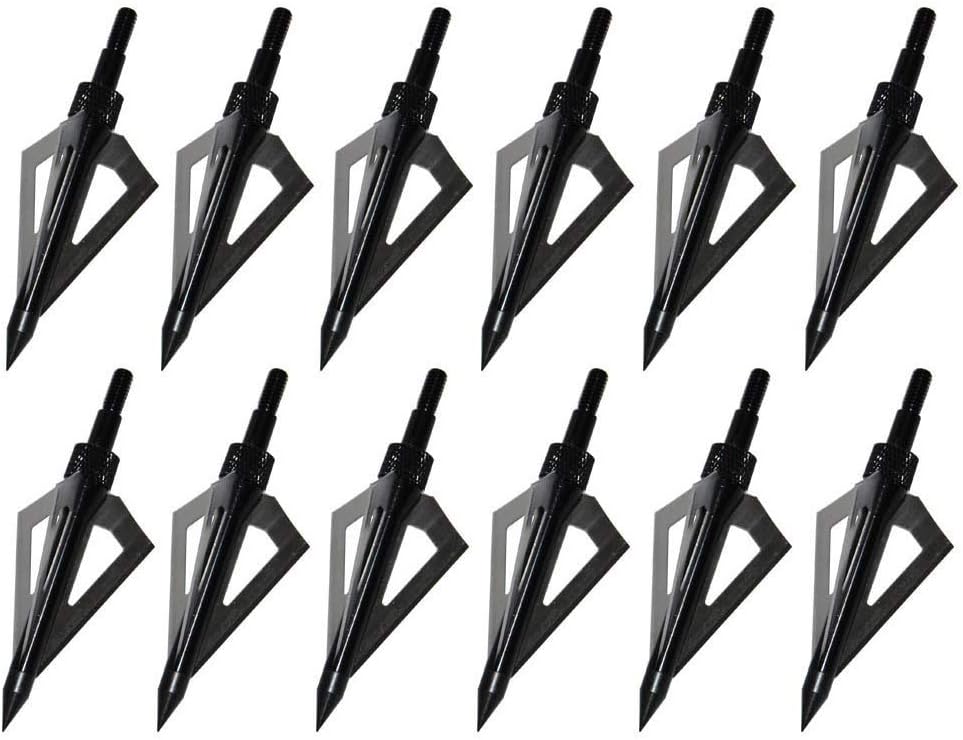 Sinbadteck 12PK 3 Blades 100 Grain Broadheads