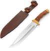 FLISSA 14-Inch Bowie Knife With Wood Handle