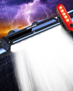 WSCXSC 14000 Lumen USB-C Rechargeable Bike Light