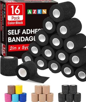 AZEN 16 Pack Self Adhesive Bandage Wrap
