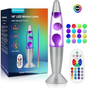 Elomavapa 17 Colors Changing Liquid Motion Lamp