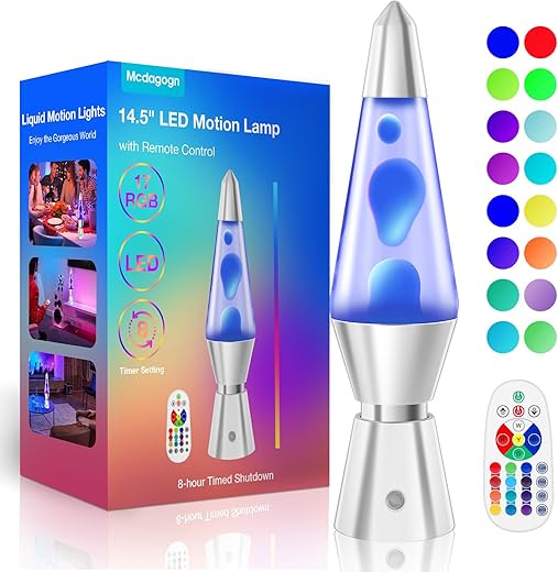 Mcdagogn 17 Colors LED Liquid Motion Lamp