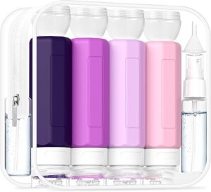 Redfly 17PCS TSA Approved Travel Bottles