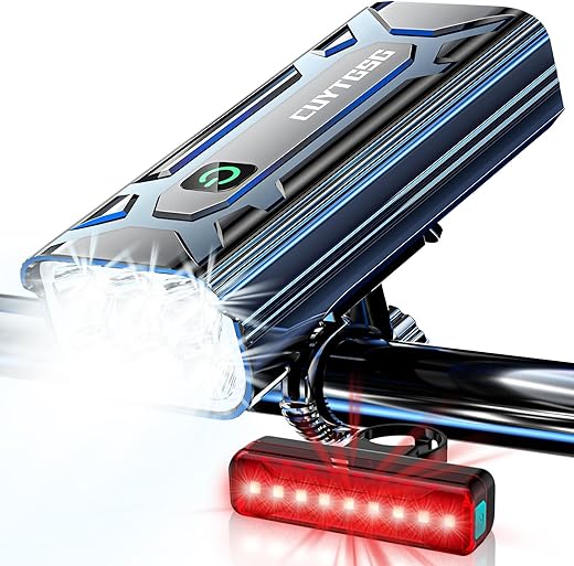 Cuytgsg 2024 6 LED 9500 Lumen Bike Lights