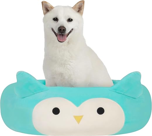Squishmallows 24-Inch Winston Owl Plush Pet Bed