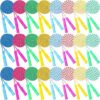 Aoriher 24 Pcs Adjustable Stripe Jump Ropes