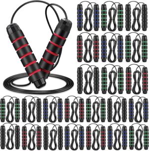 HyDren 24 Pieces Adjustable Speed Jump Ropes