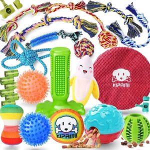 KIPRITII 25 Pack Puppy Dog Toys Set