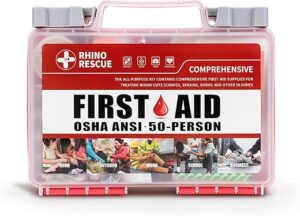 RHINO RESCUE 266 Pieces All-Purpose First Aid Kit