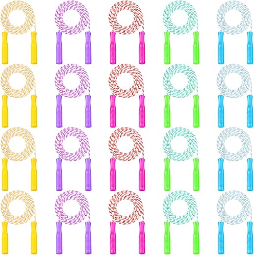 Aoriher 30 Pack Kids Jump Rope 8.2 Feet