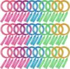 Yunsailing 30 Pcs Colorful Plastic Jump Ropes 7.5 ft