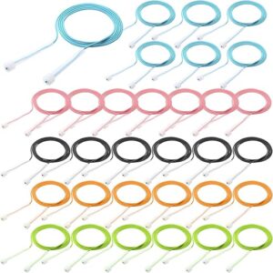 Xinnun 32 Pcs PVC Adjustable Jump Ropes 9.2 ft