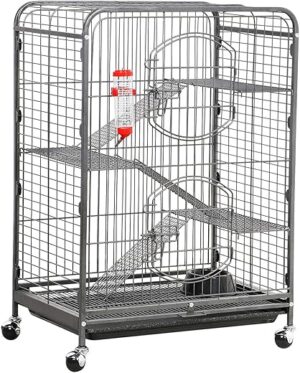 Yaheetech 37-Inch Metal Cage For Small Animals