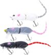 Goture 3D Mouse Topwater Fishing Lures Kit