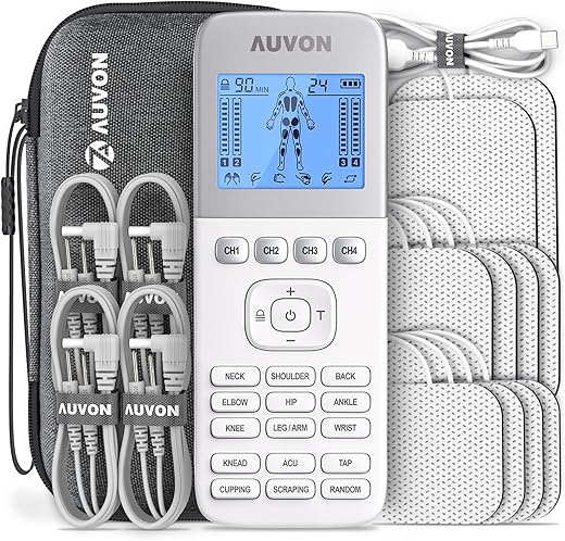 AUVON 4 Outputs TENS Unit 24 Modes
