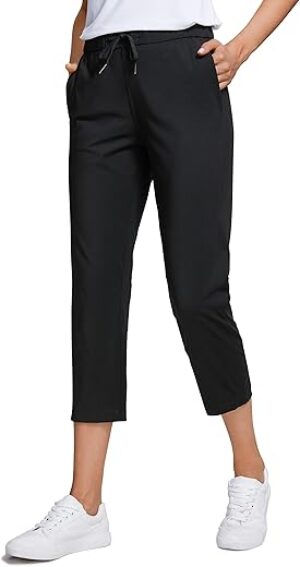 CRZ YOGA 4-Way Stretch Golf Capri Pants 23