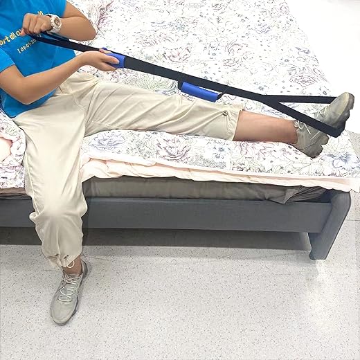 Homymusy 42 Inch Leg Lifter Strap Mobility Aid