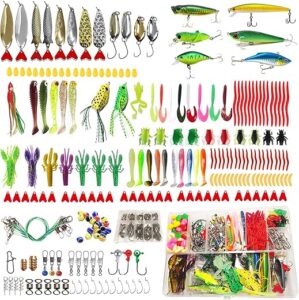 VAYTOP 437/243Pcs Fishing Lures Kit for Freshwater
