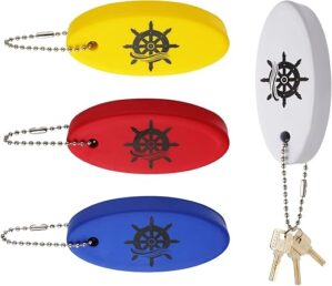 XIHIRCD 4pcs Boat Floating Keychain Accessories