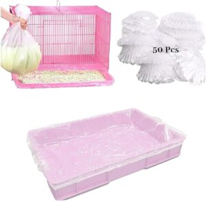 BNOSDM 50 PCS Disposable Rabbit Cage Liner
