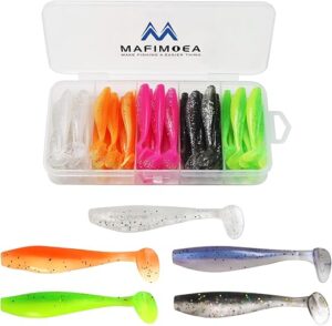Generic 50 Pcs Soft Fishing Lures Kit