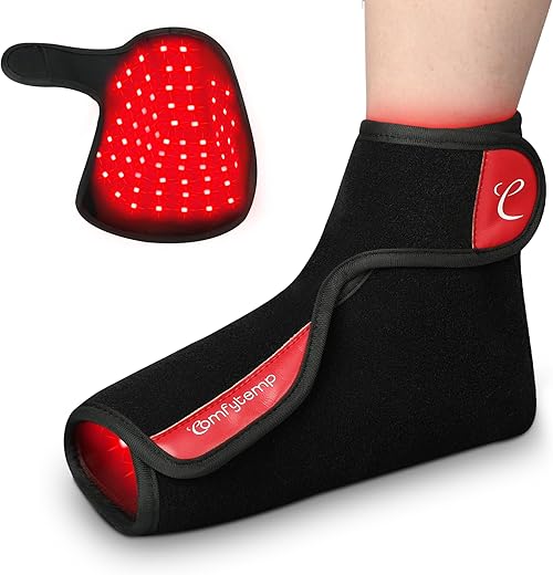 Comfytemp 5000mAh Cordless Red Light Therapy Foot Wrap