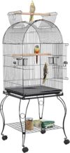 Yaheetech 59-Inch Rolling Standing Bird Cage