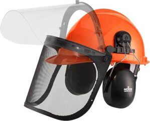 NoCry 6-in-1 Industrial Chainsaw Helmet With Face Shield