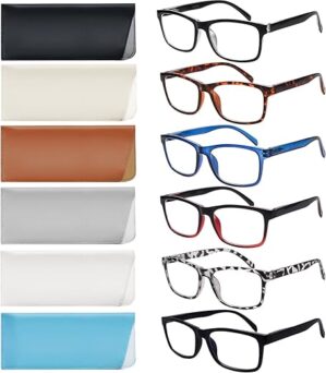 SIGVAN 6 Pack Blue Light Blocking Reading Glasses (2.50)