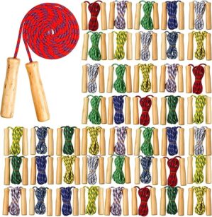 Lenwen 60 Pcs Adjustable Cotton Jump Rope