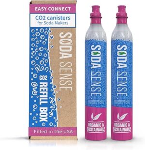 Soda Sense 60L CO2 Canister Refill, Quick Connect