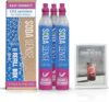 Soda Sense 60L CO2 Canister Refill & Recipe Book Bundle