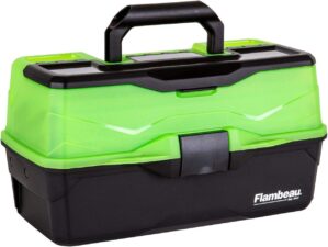 Flambeau 6383AMG 3-Tray Tackle Box, Portable Organizer