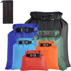 ILZAR 6PCS Lightweight Waterproof Dry Bags